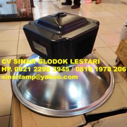 Kap Lampu Industri LED High Bay 100W Reflektor